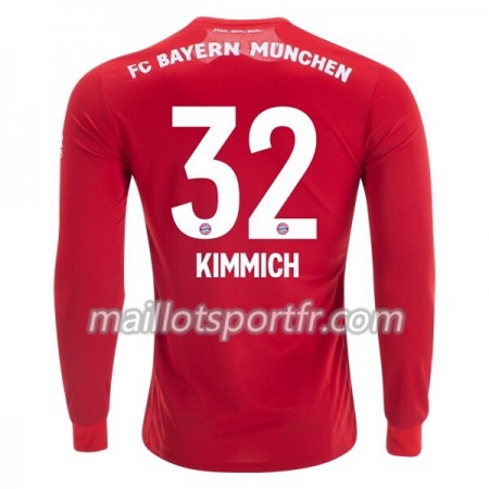 Maillot de Foot Bayern Munich Joshua Kimmich 32 Domicile 2019/20 ML